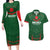 Custom Bangladesh Cricket Couples Matching Long Sleeve Bodycon Dress and Hawaiian Shirt Go Tigers Sporty Version LT9 - Wonder Print Shop