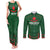 Custom Bangladesh Cricket Couples Matching Tank Maxi Dress and Long Sleeve Button Shirt Go Tigers Sporty Version LT9 - Wonder Print Shop