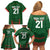 Custom Bangladesh Cricket Family Matching Off Shoulder Short Dress and Hawaiian Shirt Go Tigers Sporty Version LT9 - Wonder Print Shop