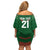 Custom Bangladesh Cricket Family Matching Off Shoulder Short Dress and Hawaiian Shirt Go Tigers Sporty Version LT9 - Wonder Print Shop