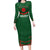 Custom Bangladesh Cricket Long Sleeve Bodycon Dress Go Tigers Sporty Version - Wonder Print Shop