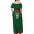 Custom Bangladesh Cricket Off Shoulder Maxi Dress Go Tigers Sporty Version - Wonder Print Shop