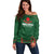 Custom Bangladesh Cricket Off Shoulder Sweater Go Tigers Sporty Version - Wonder Print Shop