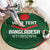 Custom Bangladesh Cricket Round Carpet Go Tigers Sporty Version