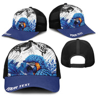 Personalized Brasil Concept Guacamayo 2026 Floral Baseball Net Cap Blue Edition
