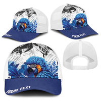 Personalized Brasil Concept Guacamayo 2026 Floral Baseball Net Cap Blue Edition