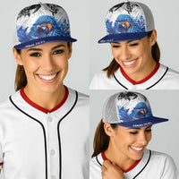 Personalized Brasil Concept Guacamayo 2026 Floral Baseball Net Cap Blue Edition