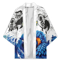 Custom Brasil Concept Guacamayo 2026 Floral Kimono Blue Edition