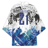 Custom Brasil Concept Guacamayo 2026 Floral Kimono Blue Edition