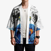 Custom Brasil Concept Guacamayo 2026 Floral Kimono Blue Edition