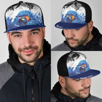 Personalized Brasil Concept Guacamayo 2026 Floral Mesh Trucker Cap Blue Edition