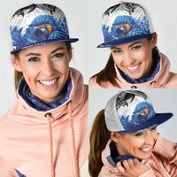 Personalized Brasil Concept Guacamayo 2026 Floral Mesh Trucker Cap Blue Edition