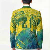 Custom Brasil Concept Guacamayo 2026 Floral Blazer Green Edition