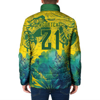 Custom Brasil Concept Guacamayo 2026 Floral Padded Jacket Green Edition