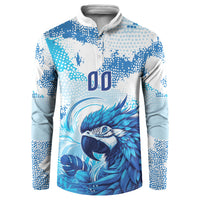 Custom Brasil Concept Parrot Football Button Sweatshirt Special Edition 2026