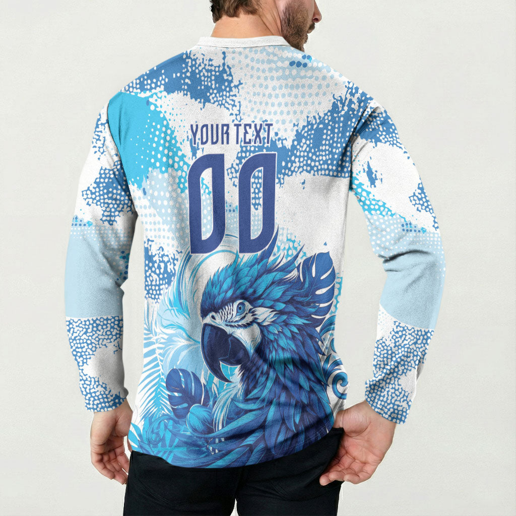 Custom Brasil Concept Parrot Football Button Sweatshirt Special Edition 2026