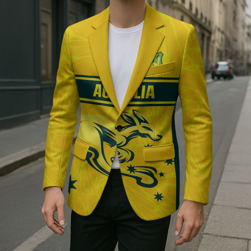 World Cricket Custom Australia Blazer Aussie! Aussie! Oi! Oi! Oi!