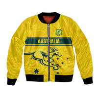World Cricket Custom Australia Bomber Jacket Aussie! Aussie! Oi! Oi! Oi!