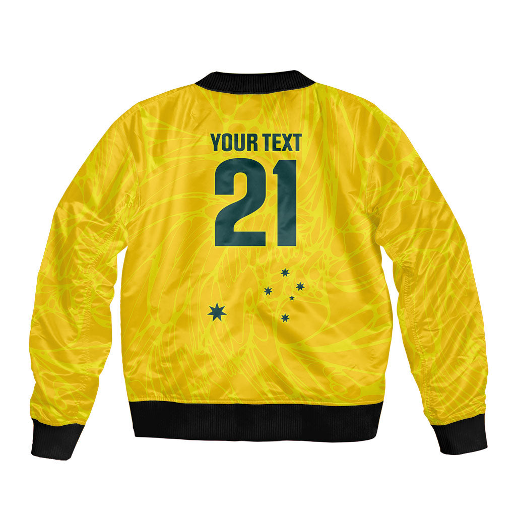 World Cricket Custom Australia Bomber Jacket Aussie! Aussie! Oi! Oi! Oi!