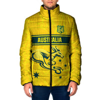 World Cricket Custom Australia Padded Jacket Aussie! Aussie! Oi! Oi! Oi!