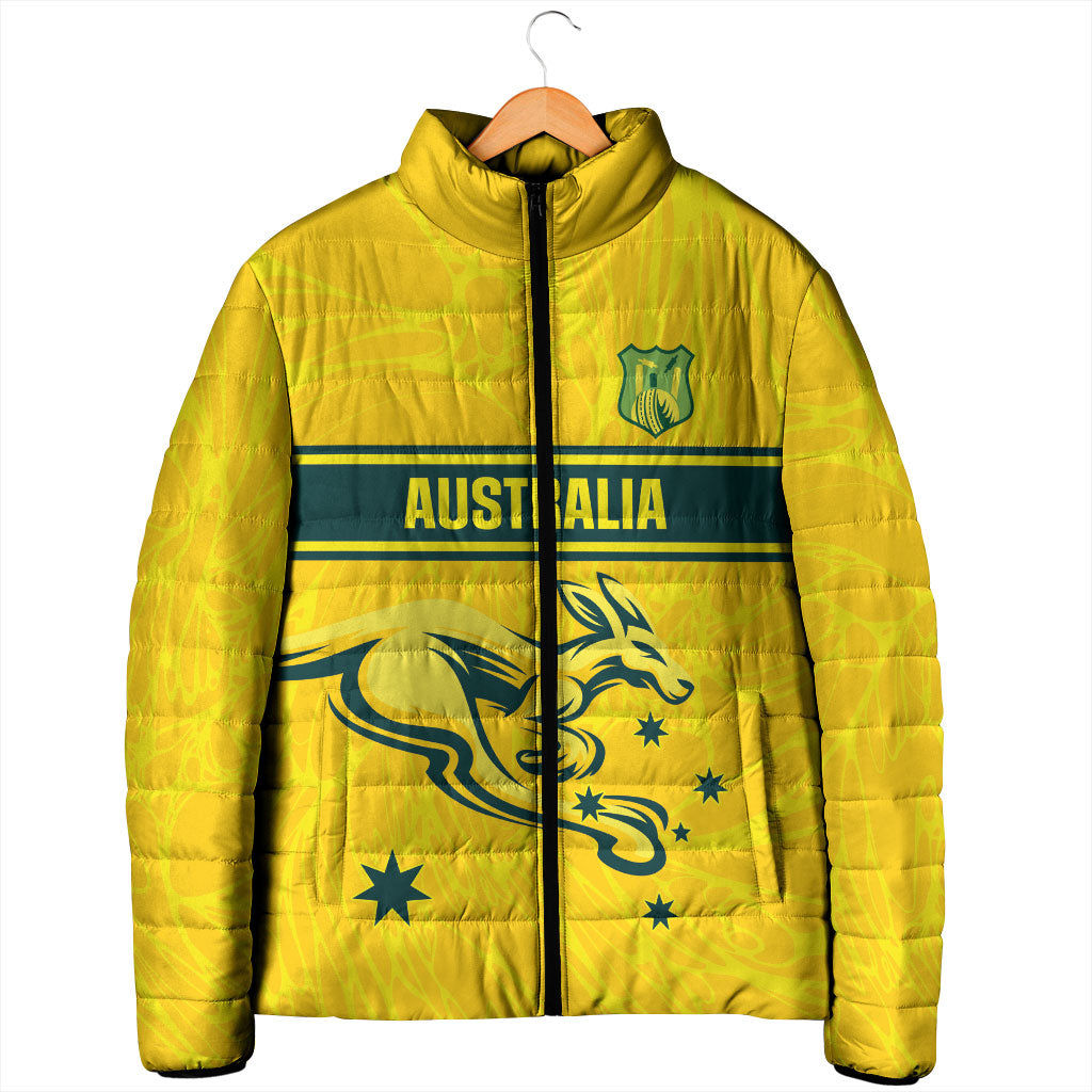 World Cricket Custom Australia Padded Jacket Aussie! Aussie! Oi! Oi! Oi!