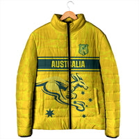 World Cricket Custom Australia Padded Jacket Aussie! Aussie! Oi! Oi! Oi!