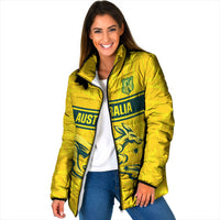 World Cricket Custom Australia Padded Jacket Aussie! Aussie! Oi! Oi! Oi!