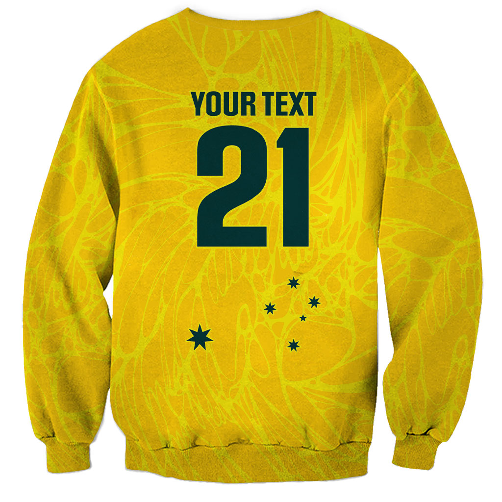 World Cricket Custom Australia Sweatshirt Aussie! Aussie! Oi! Oi! Oi!
