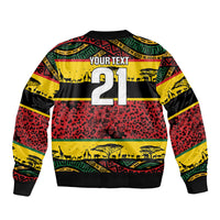 World Cricket Custom Zimbabwe Bomber Jacket Zimbabwe Bird Go Chevrons!