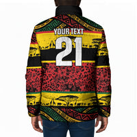World Cricket Custom Zimbabwe Padded Jacket Zimbabwe Bird Go Chevrons!
