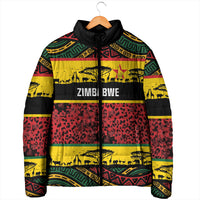 World Cricket Custom Zimbabwe Padded Jacket Zimbabwe Bird Go Chevrons!