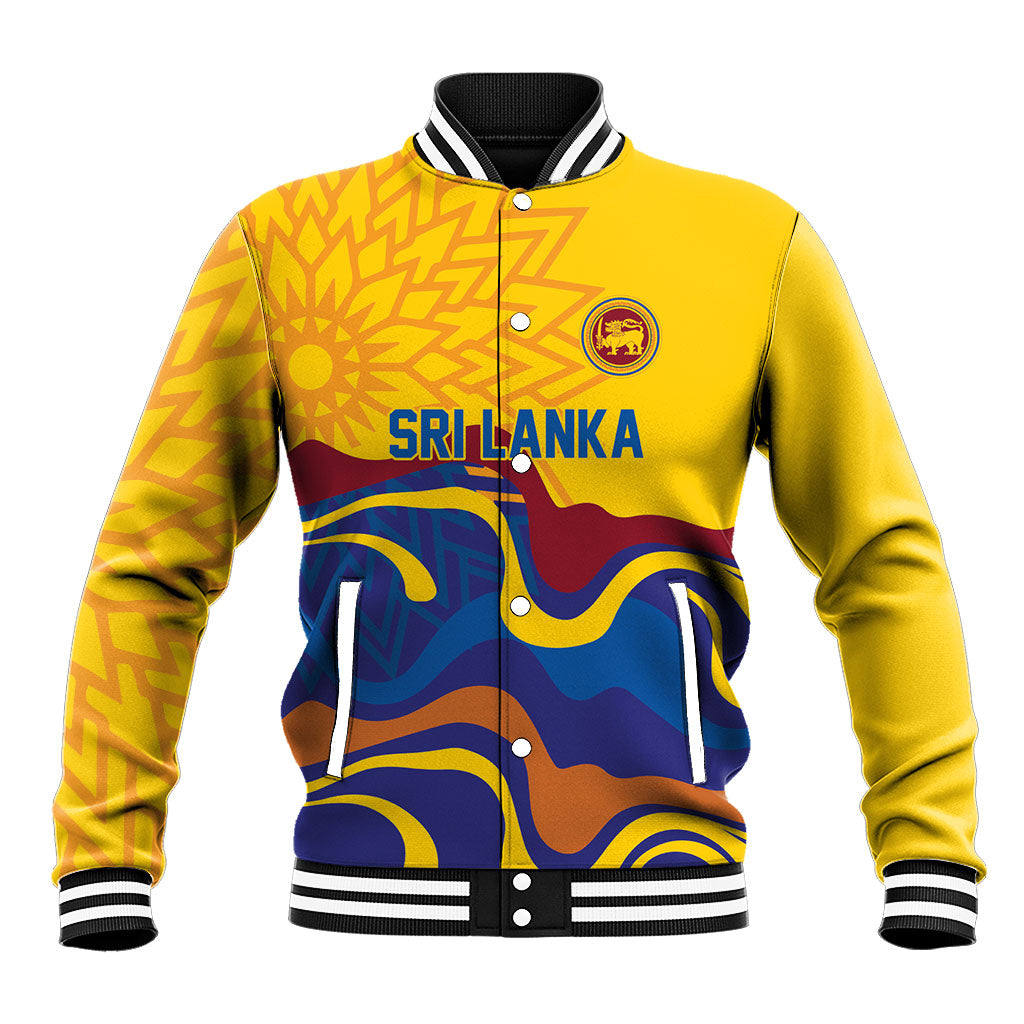 World Cricket Custom Sri Lanka Baseball Jacket Lion with Sword Api Dinamu!