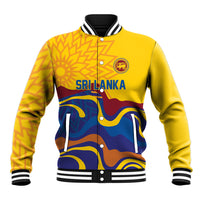 World Cricket Custom Sri Lanka Baseball Jacket Lion with Sword Api Dinamu!