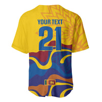 World Cricket Custom Sri Lanka Baseball Jersey Lion with Sword Api Dinamu!