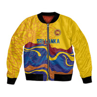 World Cricket Custom Sri Lanka Bomber Jacket Lion with Sword Api Dinamu!