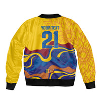 World Cricket Custom Sri Lanka Bomber Jacket Lion with Sword Api Dinamu!