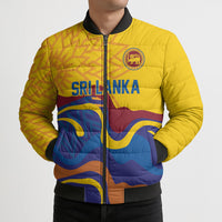 World Cricket Custom Sri Lanka Bomber Puffer Jacket Lion with Sword Api Dinamu!