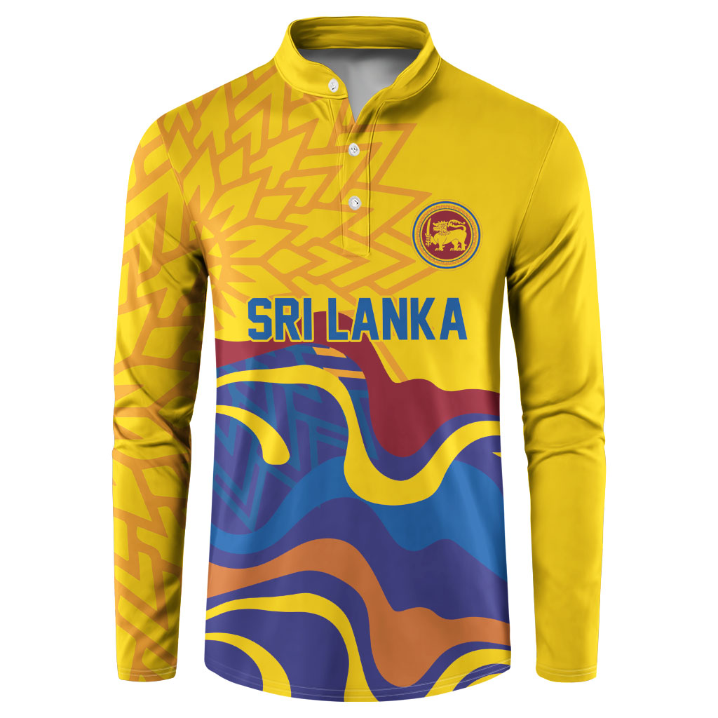 World Cricket Custom Sri Lanka Button Sweatshirt Lion with Sword Api Dinamu!