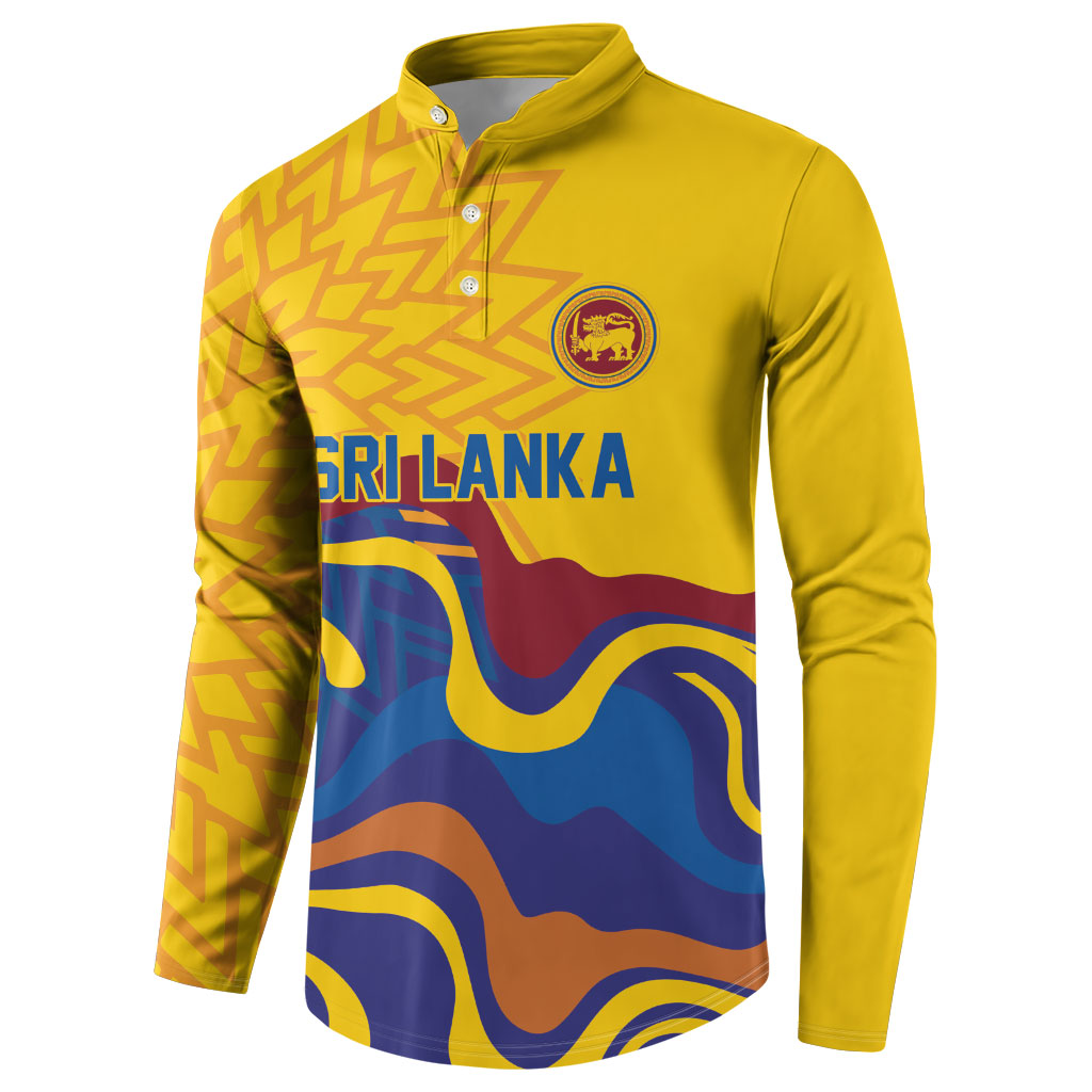 World Cricket Custom Sri Lanka Button Sweatshirt Lion with Sword Api Dinamu!