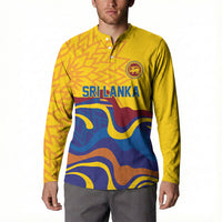 World Cricket Custom Sri Lanka Button Sweatshirt Lion with Sword Api Dinamu!