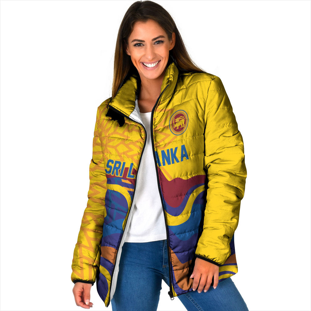 World Cricket Custom Sri Lanka Padded Jacket Lion with Sword Api Dinamu!