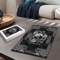 Personalized Caernarfonshire Sir Gaernarfon Puzzle Black Castle Tower Celtic-inspired - Wonder Print Shop