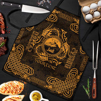 Personalized Caernarfonshire Sir Gaernarfon Apron Gold Castle Tower Celtic-inspired - Wonder Print Shop