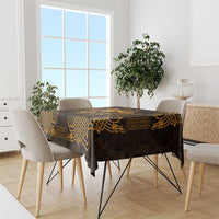 Personalized Caernarfonshire Sir Gaernarfon Tablecloth Gold Castle Tower Celtic-inspired - Wonder Print Shop