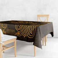 Personalized Caernarfonshire Sir Gaernarfon Tablecloth Gold Castle Tower Celtic-inspired - Wonder Print Shop