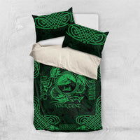 Personalized Caernarfonshire Sir Gaernarfon Bedding Set Green Castle Tower Celtic-inspired - Wonder Print Shop