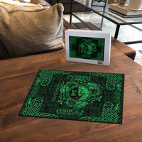 Personalized Caernarfonshire Sir Gaernarfon Puzzle Green Castle Tower Celtic-inspired - Wonder Print Shop