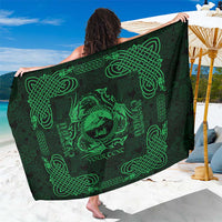 Personalized Caernarfonshire Sir Gaernarfon Sarong Green Castle Tower Celtic-inspired - Wonder Print Shop