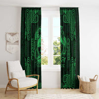 Personalized Caernarfonshire Sir Gaernarfon Window Curtain Green Castle Tower Celtic-inspired - Wonder Print Shop