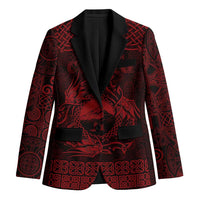 Personalized Caernarfonshire Sir Gaernarfon Blazer Red Castle Tower Celtic-inspired - Wonder Print Shop